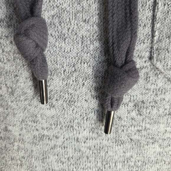 Cabin Fever Gray Women's Oversized Hoodie With Zippered Pockets Size XL - Picture 5 of 8